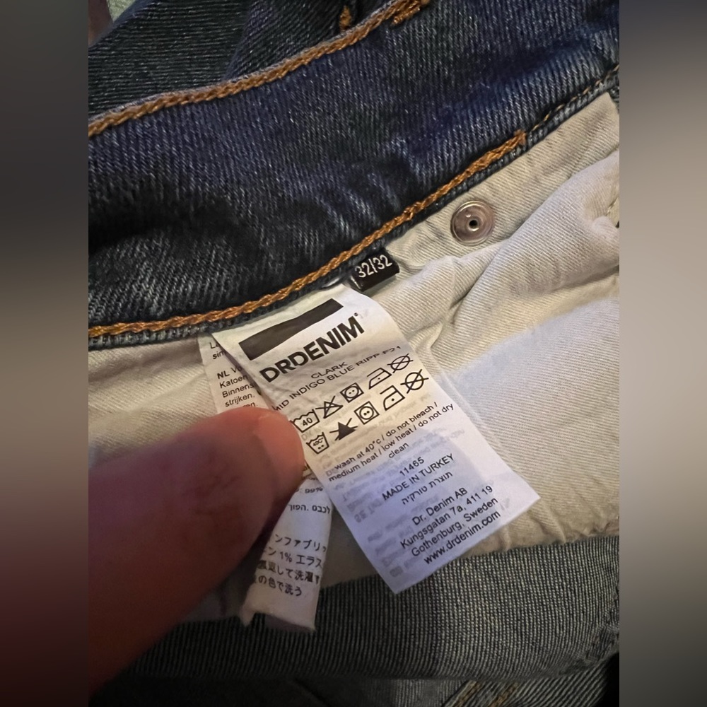 Dr. Denim Clark Dark Wash Skinny Jean. View 3